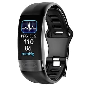 P11 PLUS Smart Watch 0.96 inch Smart Wristbands Fitness Band Pedometer Call Reminder Fitness Tracker Activity Tracker Sleep Tracker Compatible with Android iOS
