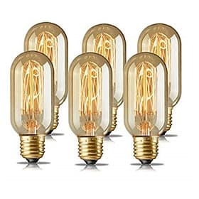 6 pz 4 pz edison vintage lampadina a incandescenza dimmerabile e26 e27 t45 40 w lampadine decorative per applique da parete plafoniera 220-240 v 1400-2800 k
