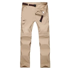 Women's Convertible Zip Off Pants Hiking Pants Trousers Summer Spring Outdoor Waterproof Skin Friendly Comfort Multi-Pockets Bottoms Black Army Green Hunting F