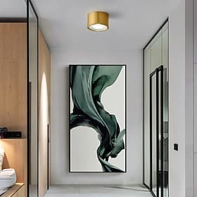 LED MINI Ceiling Light Porch Light Modern Nordic Gold Corridor Light Aisle Light 6/8/10 cm Flush Mount Lights Copper Ceiling Light Metal Entry  Mudroom Dining