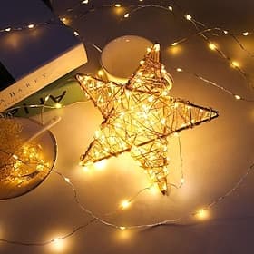 30 PCS 12PCS 6PCS Fairy Lights Battery Operated (Included) 600LED 240LED 120LED Mini String Lights Waterproof Copper Wire Firefly Starry Lights for Halloween P