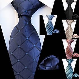 Men's Ties Neckties Work Print Business Formal
