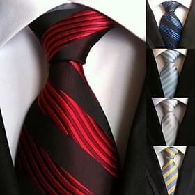 Men's Ties Neckties Work Print Business Formal thumbnail 2