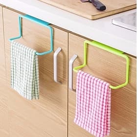 Kitchen Organizer Towel Rack Hanging Holder Bathroom Portable Storage Rack Hanger Shelf For Kitchen Supplies Accessories