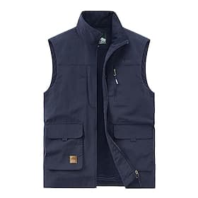 Men's Vest Gilet Fishing Vest Hiking Vest Sleeveless Vest Gilet Jacket Outdoor Street Daily Going out Streetwear Casual Spring Fall Pocket Polyester Nylon Brea