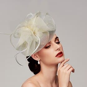 Elegant Headpiece Fascinators Hat Fascinator Gentlewoman Fancy Dress Women's Derby Wedding Party Ascot Adults' Hat Spring  Summer