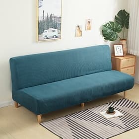 housse de canapé futon extensible bordeaux housse de canapé élastique blanc gris uni sans accoudoirs protection de meubles solide doux durable lavable