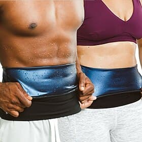 Women Men Weight Loss Fat Burner Tummy Fat Burner Abdominal Toning Belt For Gym Workout Exercise  Fitness
