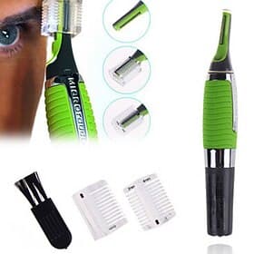 Tondeuse de sourcils d'oreilles et de nez pour hommes Épilateur électrique pour les poils de nez Rasoir pour le cou et les sourcils Cadeau de la Saint-Valentin