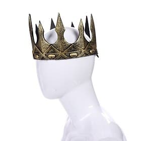 King Crowns for Men - Baroque Vintage Crown, Men's Full Kings Crown for Theater Prom Party, Costume Accessories for Festival Christmas Gift