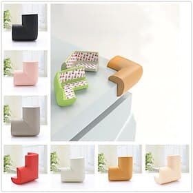 10pcs/pack Non-sticking Anti-collision Corner Protecter Children's Table Bed Corner Protection Baby Proofing Edge and Corner Guards Foam