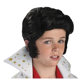 Cosplay Wigs Black Curly Synthetic Hair Short Wigs Boys' Wigs For Party