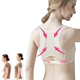 correcteur à bosse femme jour d'été invisible adulte amélioration correction dos ceinture de correction anti-bosse artefact de correction de posture