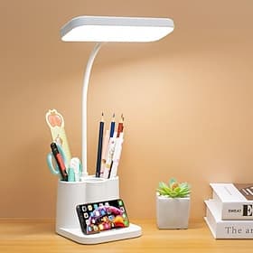 schreibtischlampe led flexible arbeitslampe mit stifthalter led schreibtischlampe mit touch dimmbar led stand schreibtischlampe leselampe kreative smart studen