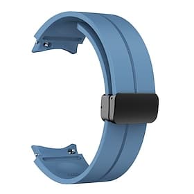 Watch Band for Samsung Watch 7/6/5/4  40/44mm, Watch 5 Pro 45mm, Watch 6 Classic 43/47mm, Watch 4 Classic 42/46mm Silicone Replacement  Strap 20mm Magnetic Cla