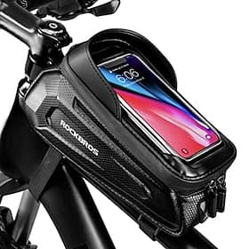 Bike Frame Bag Top Tube Touchscreen Portable Rain Waterproof Bike Bag Waterproof Material Bicycle Bag Cycle Bag Bike / Bicycle Cycling