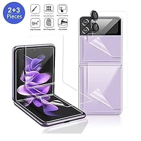 1 Set Screen Protector  Camera Lens Protector Back Screen Protector For Samsung Galaxy Z Flip 7 Z Flip 6 Z Flip 5 Z Flip 4 Z Flip 3 Tempered Glass TPU Hydrogel