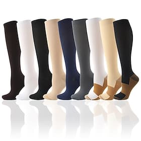 A Pair Sports Pressure Stockings Elastic Stockings Copper Ion Compression Stockings Stockings