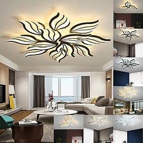 Dimmbare Cluster-Design Deckenleuchten Kunststoff Künstlerischer Stil Moderner Stil Neuheit Schwarz LED Modern 110-240V