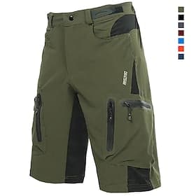 Arsuxeo Men's Solid Color Cycling MTB Shorts Bike Shorts Bike Shorts Baggy Shorts Relaxed Fit Mountain Bike MTB Road Bike Cycling Sports Quick Dry Waterproof Z