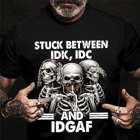 Men's Graphic Skulls T Shirt Shirt Tee Short Sleeve T shirt 3D Print Crew Neck Shirt Vintage Fashion Designer Outdoor Casual Daily Black Spring  Summer Clothin