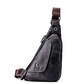 Schultertasche aus Rindsleder für Herren – Umhängetasche im Vintage-Stil für Reisen, Outdoor und den täglichen Gebrauch