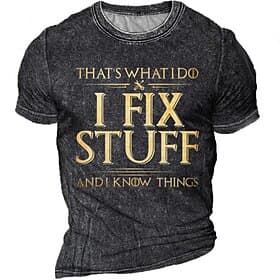 Men's Graphic Letter T Shirt Tee Short Sleeve T shirt 3D Print Crew Neck Shirt Vintage Fashion Designer Outdoor Casual Daily Black Navy Blue Dark Green Spring