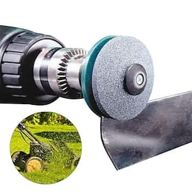 1pc Faster Lawn Mower Sharpener, Lawnmower Blade Sharpener, Universal Grinding Rotary Drill Cuts