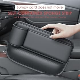 1 PCS Organisateur de remplissage de siège de voiture Pratique Facile à Installer Durable PU Pour SUV Camion Van