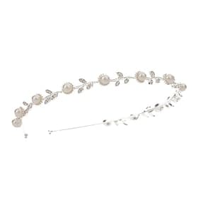 Silver Bridal Headband Crystal Tiara for Women Pearl Wedding Headpieces for Bride Hair Accessories for Prom Birthday Party
