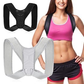1PC Posture Corrector for Women and Men Adjustable Upper Back Brace for Posture Hunchback Support and Providing Pain Relief from Neck Shoulder and Upper Back