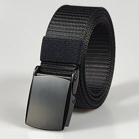 Men's Belt Tactical Belt Nylon Military Army Plain Blue Black Daily Wear Going out Weekend Nylon Web Work Belt