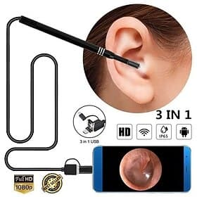 3 in 1 endoscoop camera otoscoop oorreinigingsset voor tandenstokers oorsmeer verwijderen tool oor scope oorsmeer verwijderen tool
