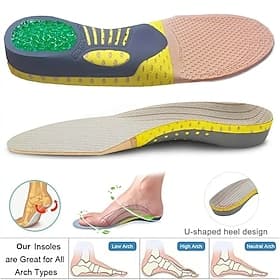 hard maar nuttig 1 paar eva tpe orthesen inlegzolen voor platvoeten steunzool correctie voetverzorging voor orthopedische inlegzolen schoenen inserts