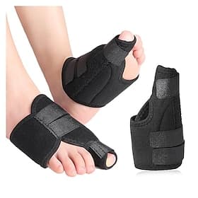 correcteur d'oignon  séparateurs d'orteils d'oignon attelle orthopédique d'oignon pour le soulagement de la douleur du gros orteil et le redressement des ortei