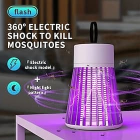 Bug zapper piège à moustiques lampe tueuse électrique led uv lumière insectifuge volant portable usb rechargeable piège tueur d'insectes volants pour la maison