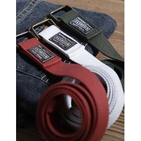 Unisex Canvas Belt D-Ring Buckle Canvas Alloy Fashion Plain Black Green Daily Wear Weekend