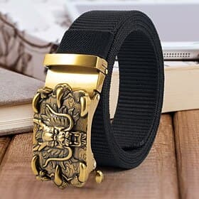 Men's Tactical Belt Nylon Alloy Plain Blue Black Daily Wear Going out Weekend Nylon Web Work Belt