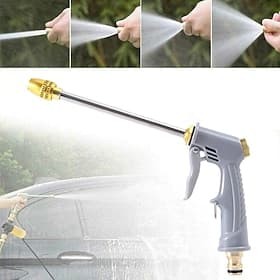 Garden Hose Nozzle,High Pressure 360° Rotaing Brass Metal Water Adjustmen Sprayer Gun, for Lawn  Garden,Washing Cars,Watering Garden Car Accessories