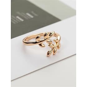 Women's Rings Fashion Outdoor Leaf Ring thumbnail 2