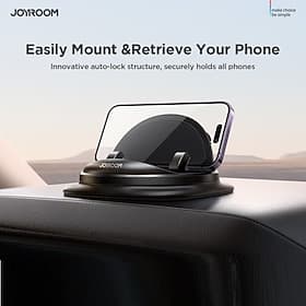 Adjustable Car Phone Holder Stand Mount, Removable Solid Design, Universal Compatibility for All Mobile Phones, Secure Auto-Lock for Easy Mounting  Retrieval,