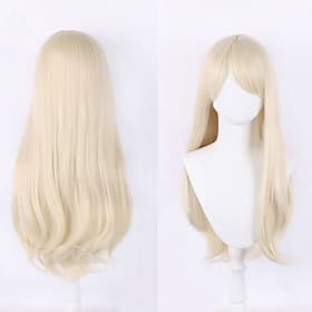 Cosplay Wigs Blonde Straight Synthetic Hair Long Wigs Women's Wigs For Party thumbnail 2