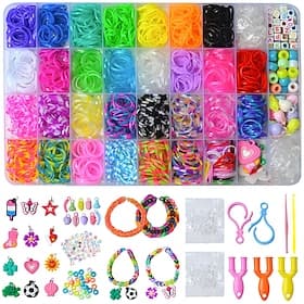 36 Grid Loom Rubber Band Rainbow Weaver Rubber Band Diy Educational Children's Toy Knitting Bracelet Christmas Gift