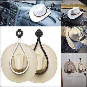 Hat Mounts, Cowboy Hat Mounts for Your Vehicle, Cowboy Hat Holder Rack for Truck SUV Car(Keep Hat Shape) - Hat Holder for Truck Seat Car Accessories Car Access