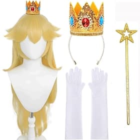 Cosplay Wigs Blonde Straight Synthetic Hair Long Wigs Women's Wigs For Party