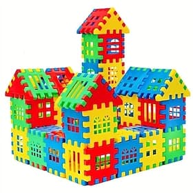 103pcs Villa Building Block Toys House Splicing Toys Montessori Toys For Kids Fine Motor Skills Education - Classification And Matching Children's Education St