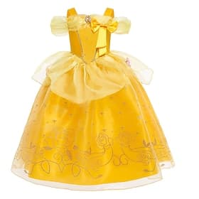 Princess Belle Dress Cloak Flower Girl Dress Cosplay Costume Party for Girls' Kid's Children's Day Masquerade Wedding Wedding Guest