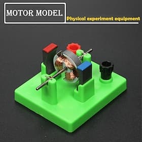 Kit di modello di motore DC fai da te - Giocattolo educativo per esperimenti di fisica per studenti strumento di apprendimento pratico