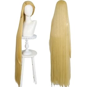 Cosplay Wigs Blonde Straight Synthetic Hair Long Wigs Women's Wigs For Party thumbnail 3