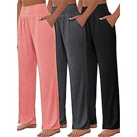 Women's Chinos Pants Trousers Active Simple Casual Full Length Mid Waist Plain Pocket Elastic Waist Breathability Soft Comfortable Micro-elastic Daily Running